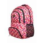 Aqsa ASB47 Designer School Bag (White and Pink)